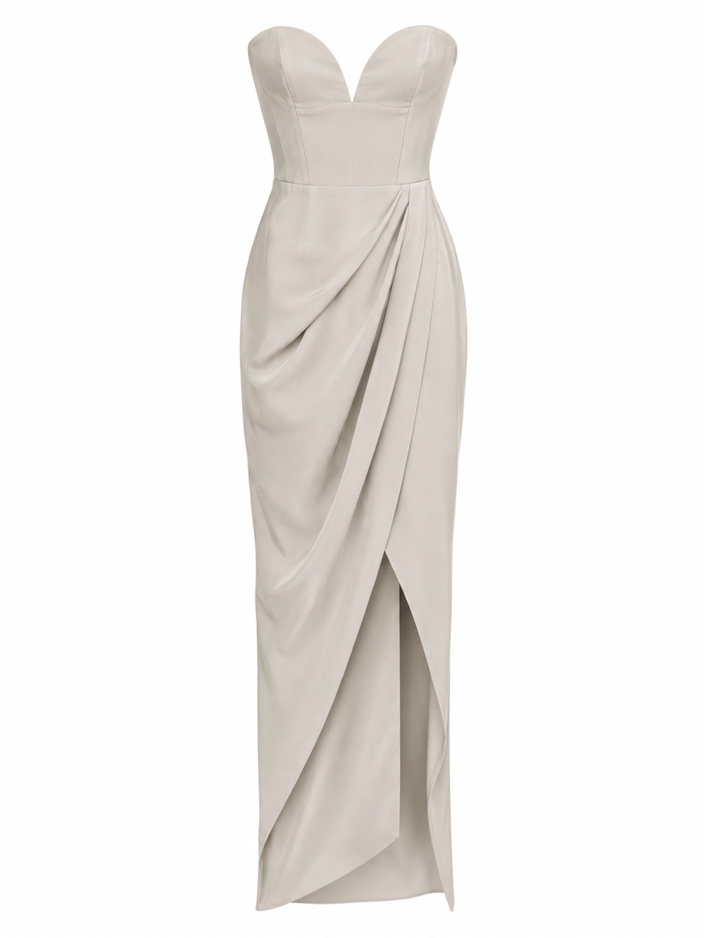 UWire Core Bustier Dress by Shona Joy from Revolve size 10 NWT in Color Oyster